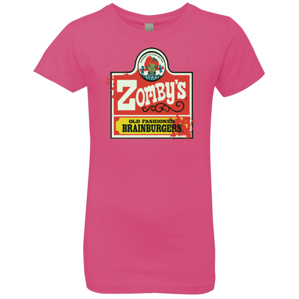 T-Shirts Hot Pink / YXS zombys Girls Premium T-Shirt
