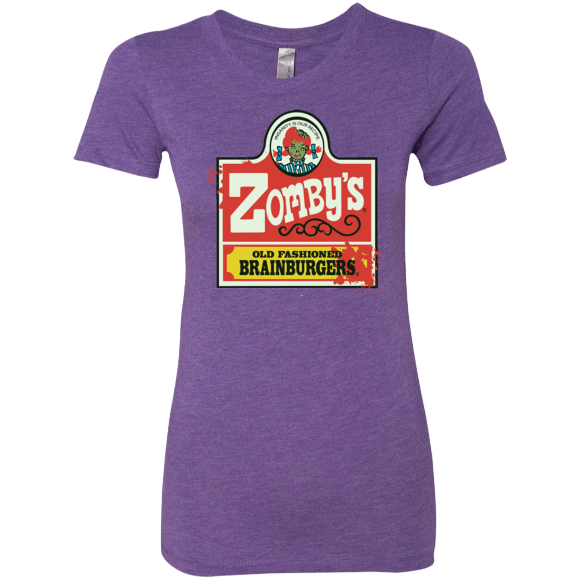 T-Shirts Purple Rush / Small zombys Women's Triblend T-Shirt