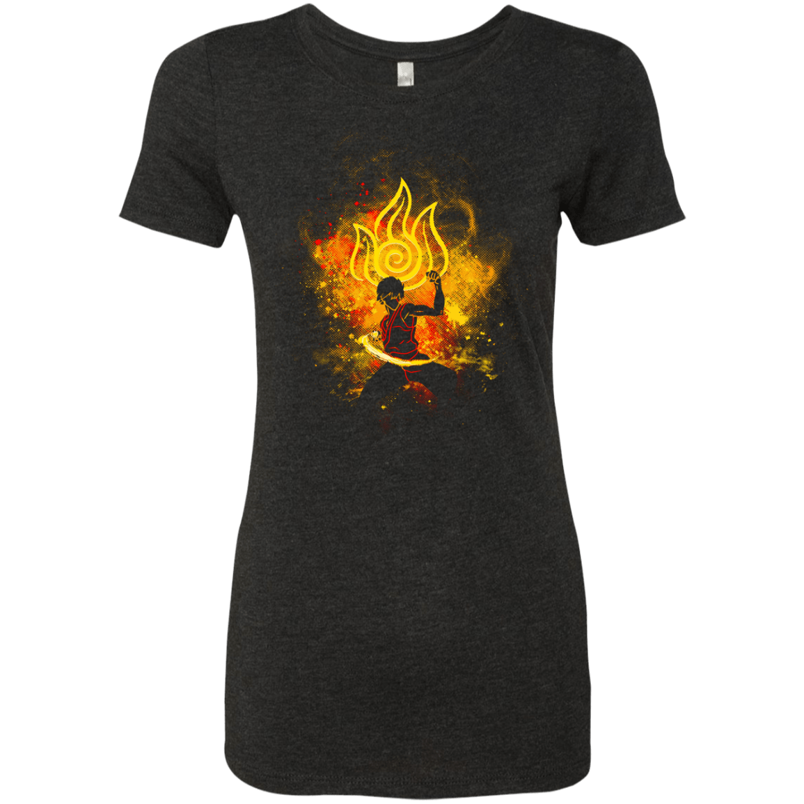T-Shirts Vintage Black / Small Zuko Art Women's Triblend T-Shirt
