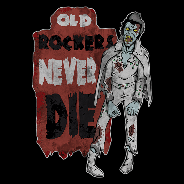 Old Rockers Never Die T-Shirt
