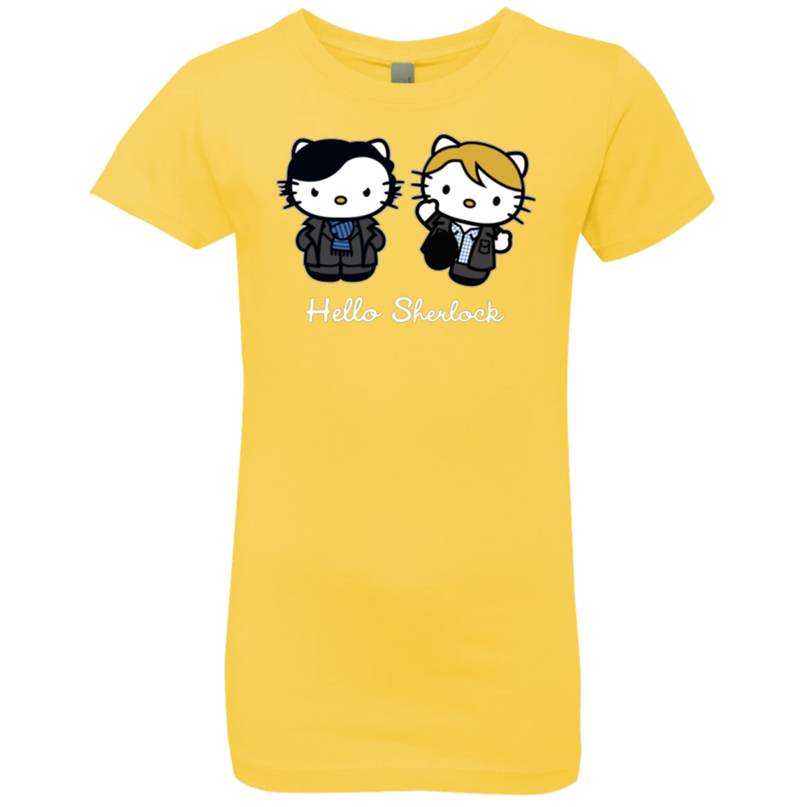 Hello Sherlock Girls Premium T-Shirt