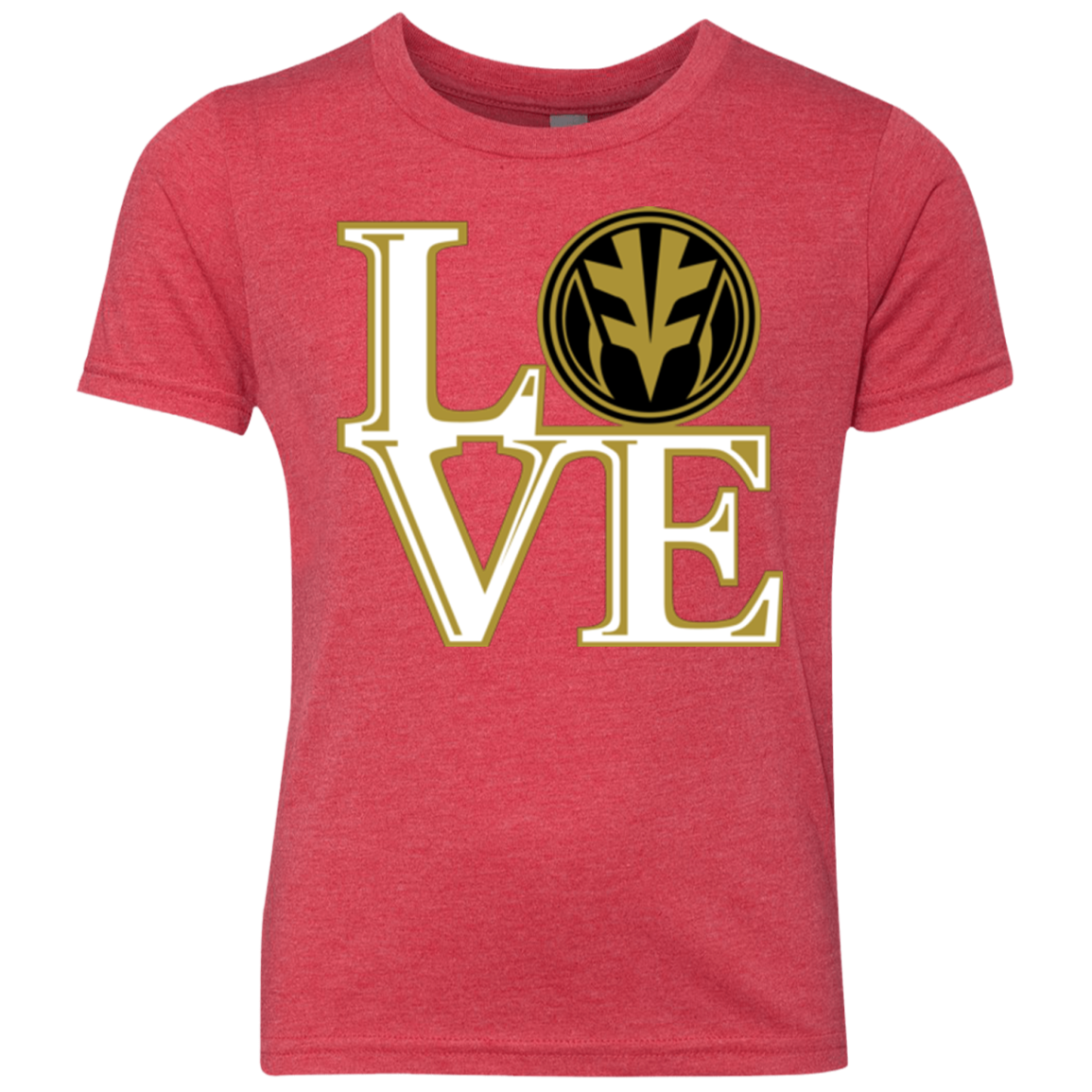 White Ranger LOVE Youth Triblend T-Shirt