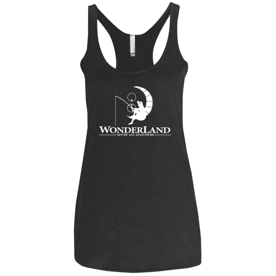 Wonderland Animation Women's Triblend Racerback Tank