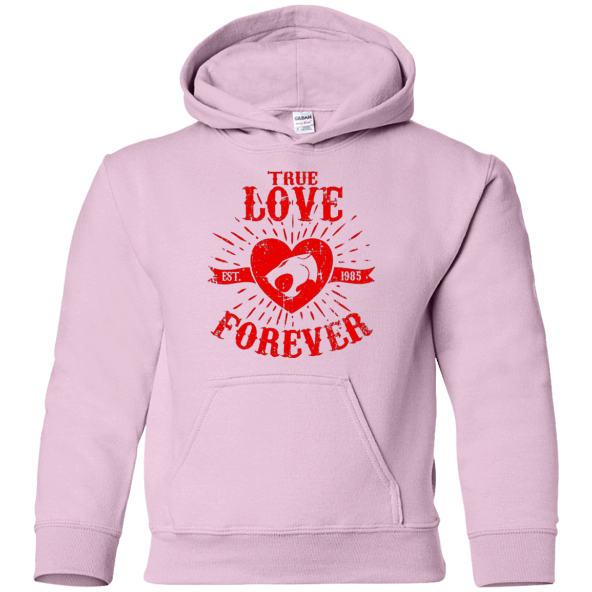 True Love Forever Thunder Youth Hoodie