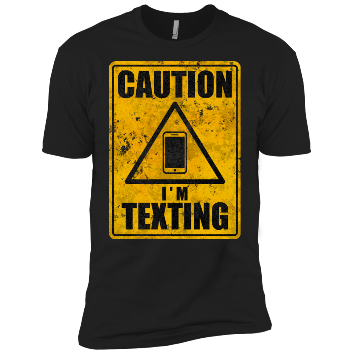 Caution I'm Texting Boys Premium T-Shirt