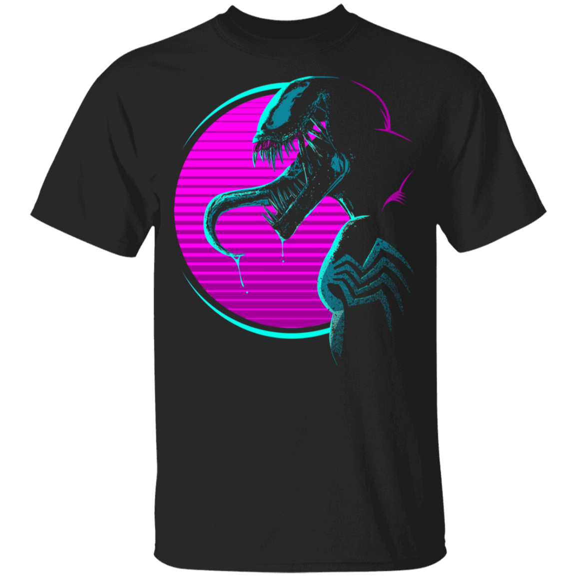 Retro Black Spider Youth T-Shirt