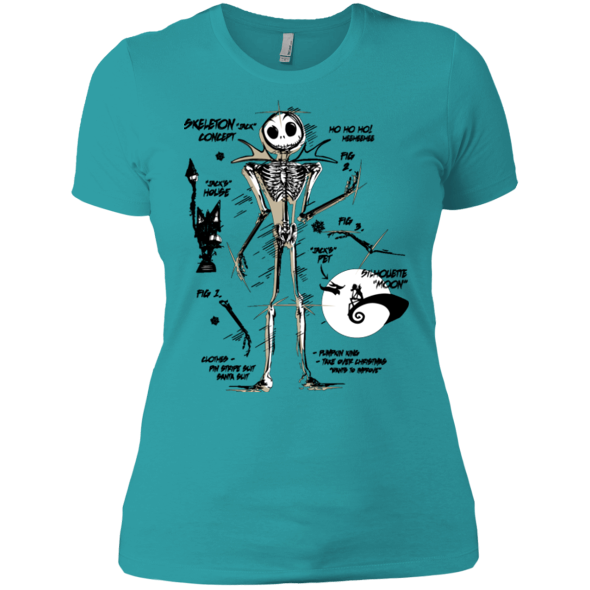 Skeleton Concept Women's Premium T-Shirt