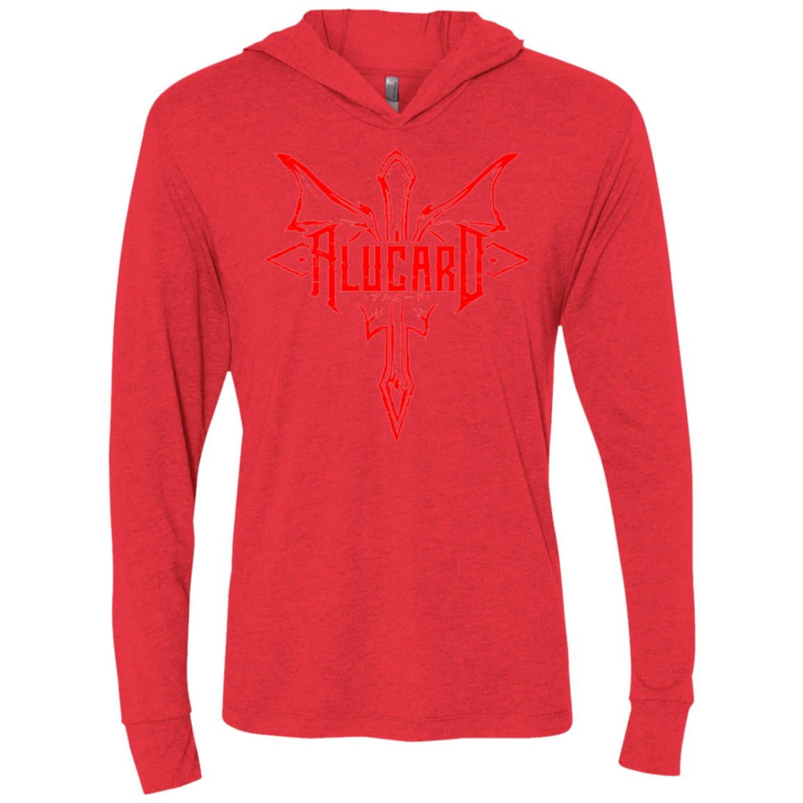 Alucard Triblend Long Sleeve Hoodie Tee