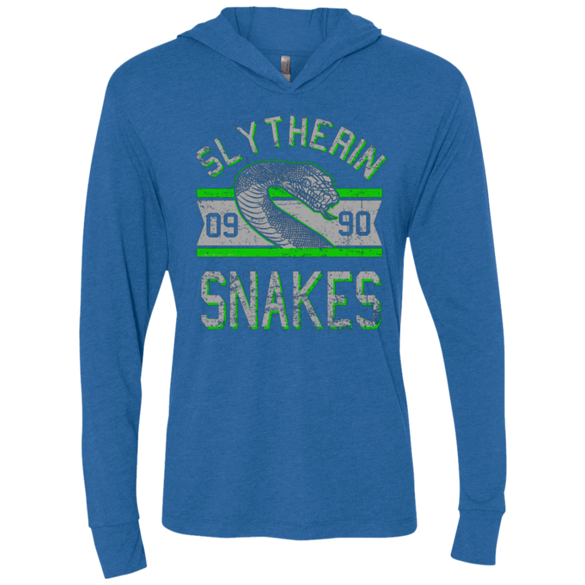 Snakes Triblend Long Sleeve Hoodie Tee