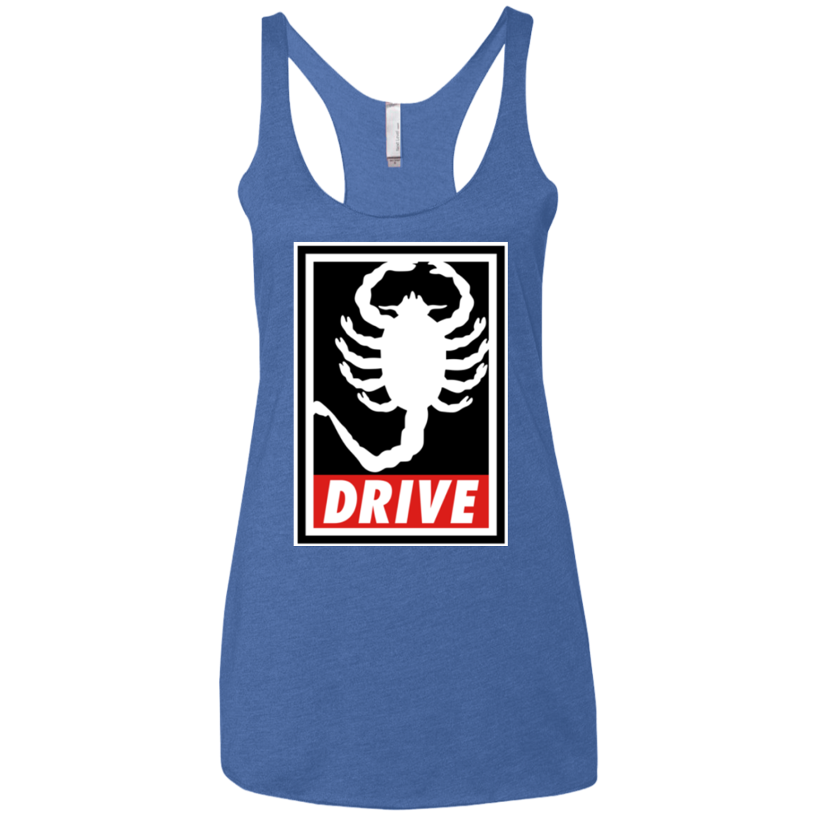 Obey and drive Women's Triblend Racerback Tank