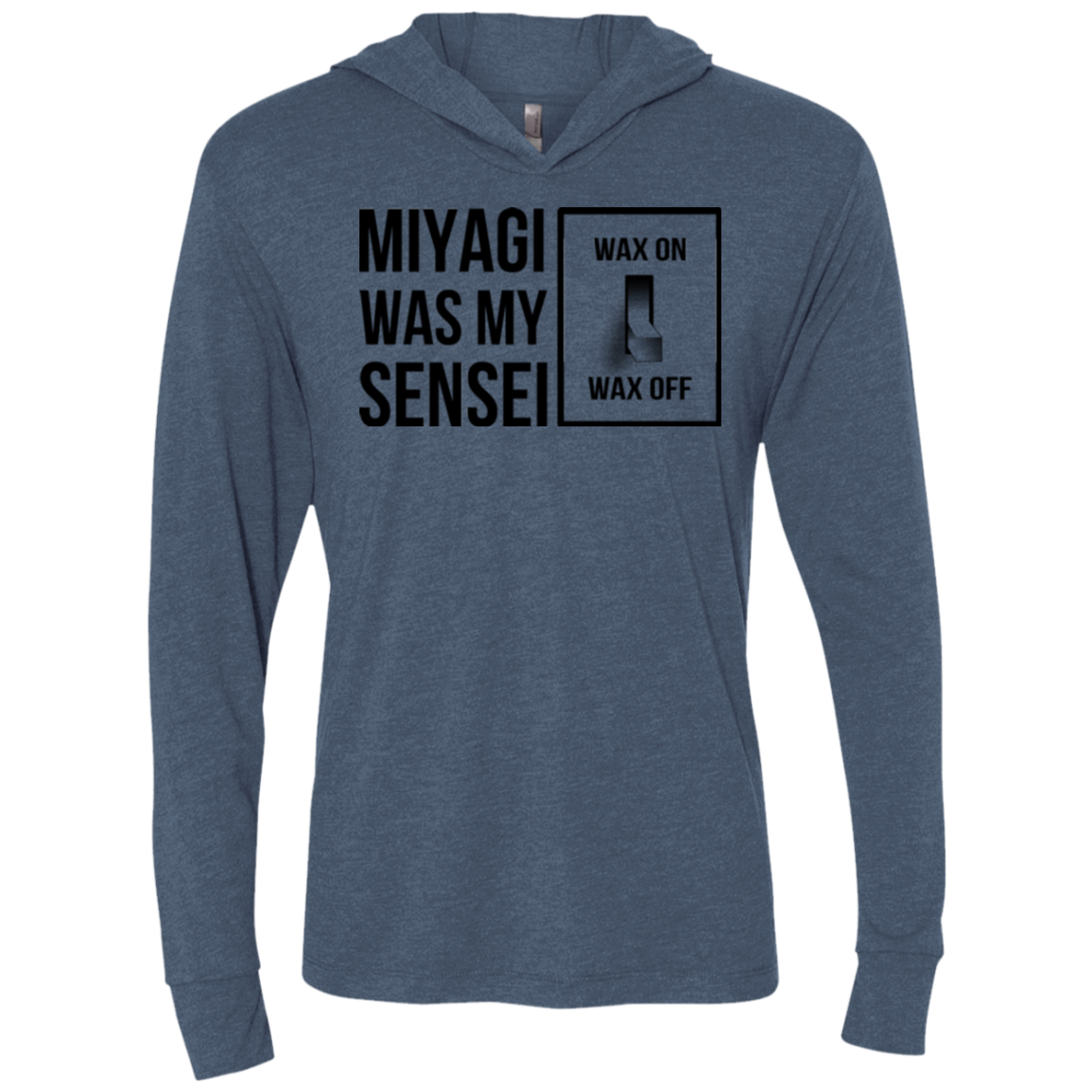 My Sensei Triblend Long Sleeve Hoodie Tee