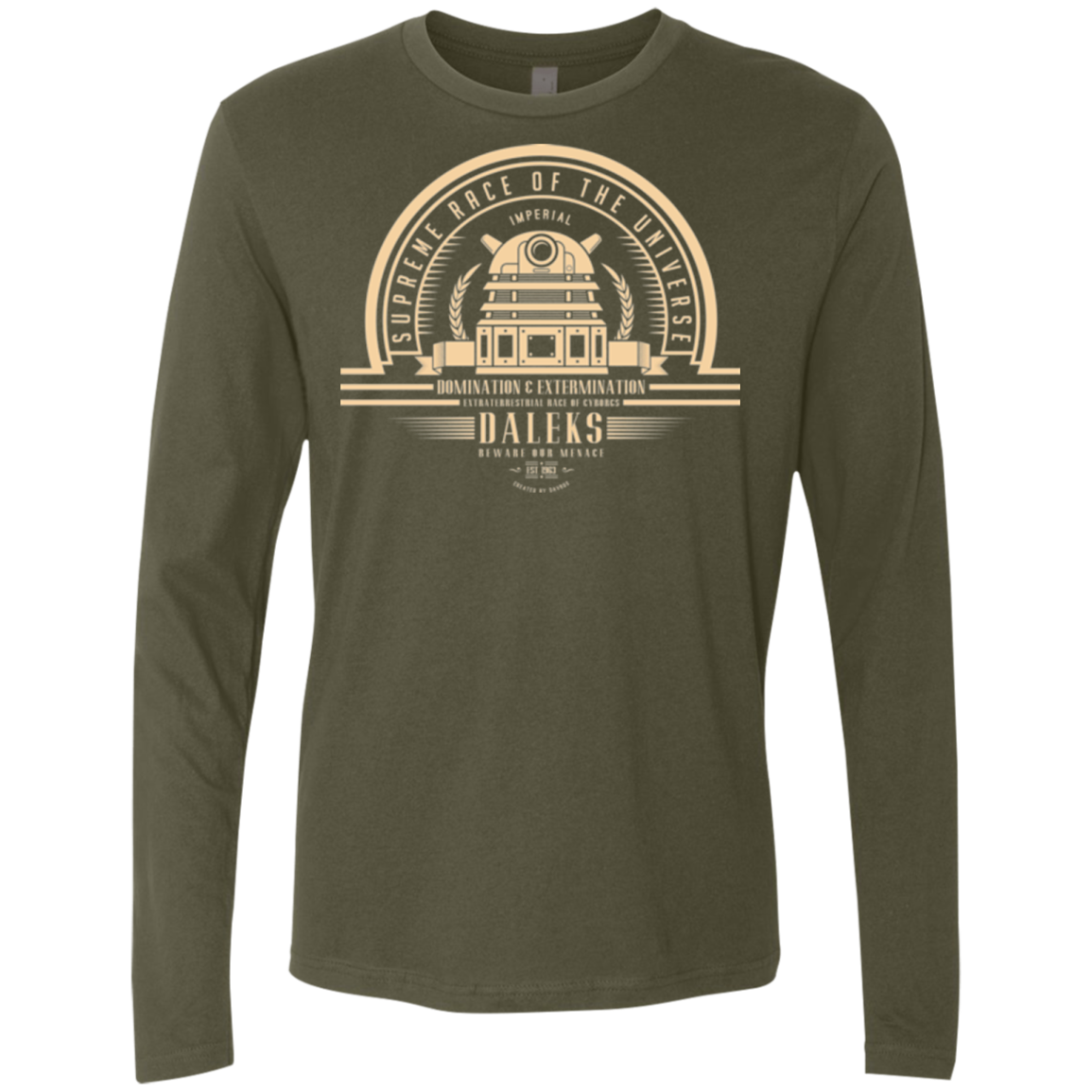 Who Villains Men's Premium Long Sleeve