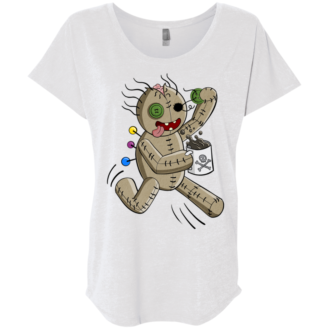 Voodoo Coffee Runner Triblend Dolman Sleeve