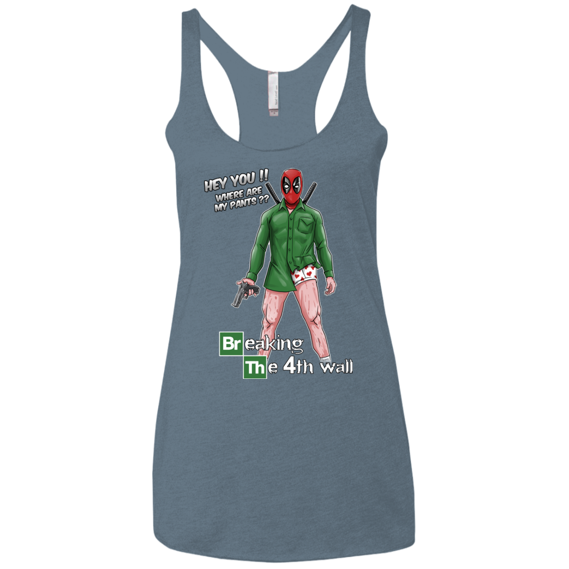 Breaking the 4th Wall Women's Triblend Racerback Tank