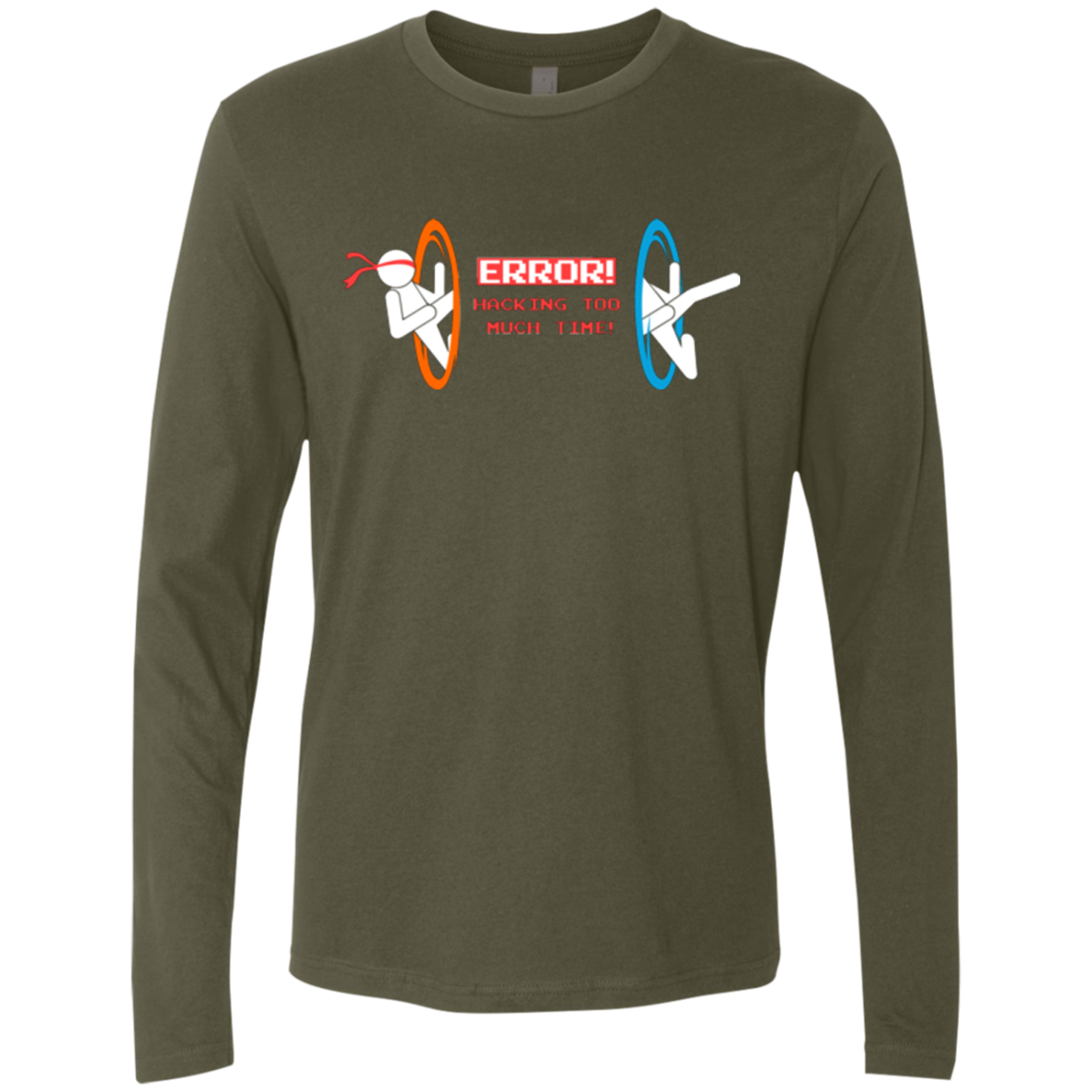 Hacking Error Men's Premium Long Sleeve