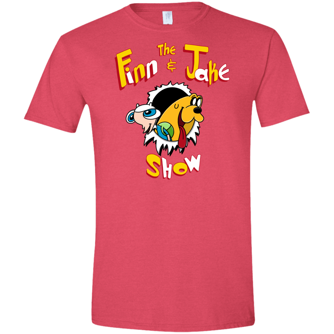 The Finn and Jake Show Men's Semi-Fitted Softstyle
