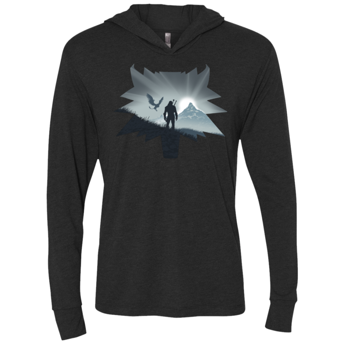 Wild hunt Triblend Long Sleeve Hoodie Tee