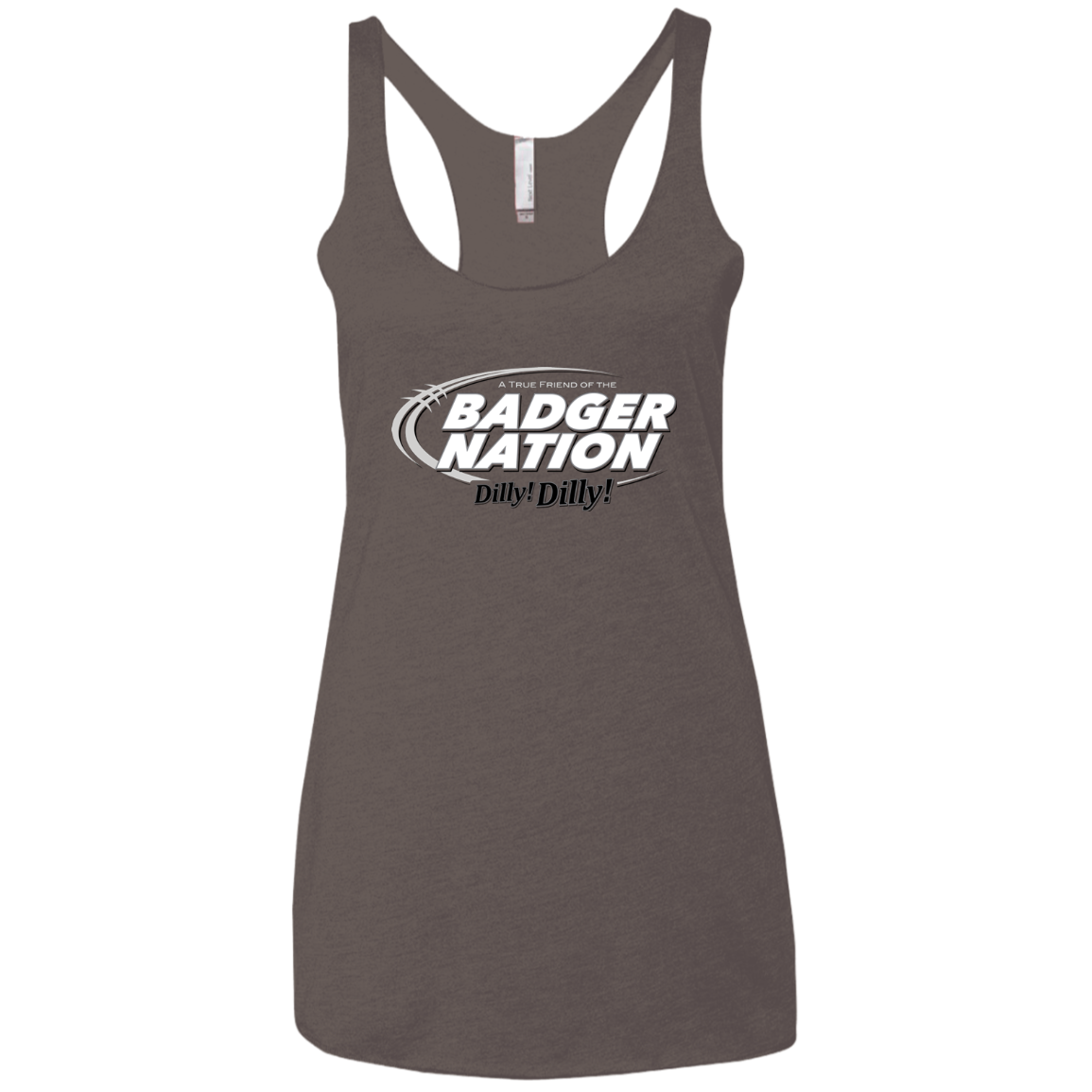 Wisconsin Dilly Dilly Women's Triblend Racerback Tank