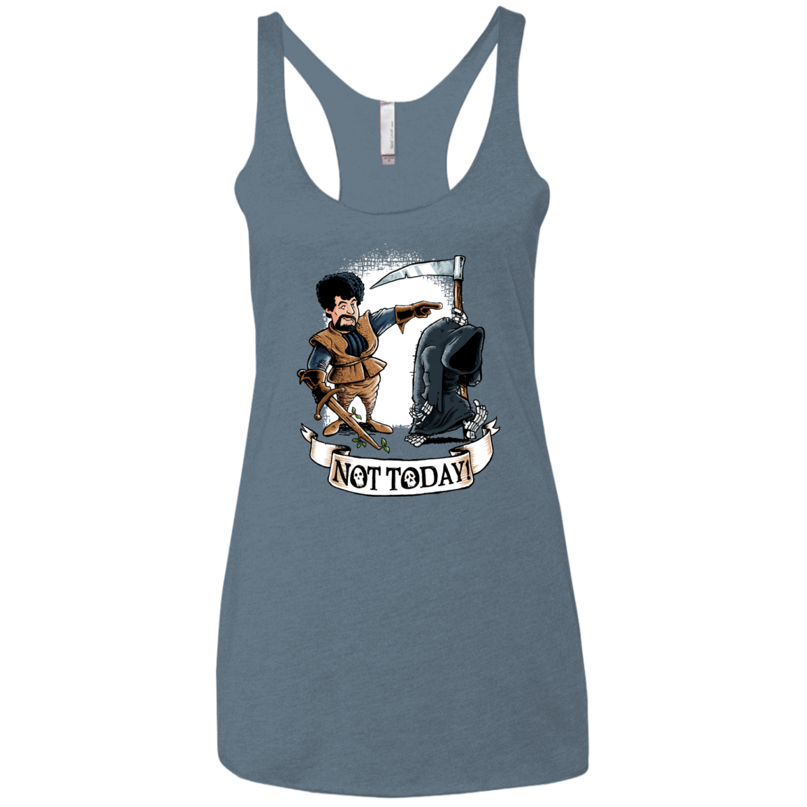 Not Today Women's Triblend Racerback Tank
