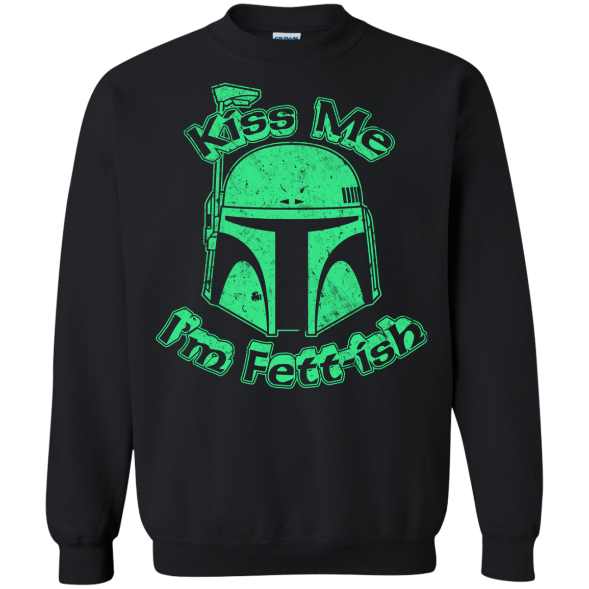 Kiss Me Im Fettish Crewneck Sweatshirt