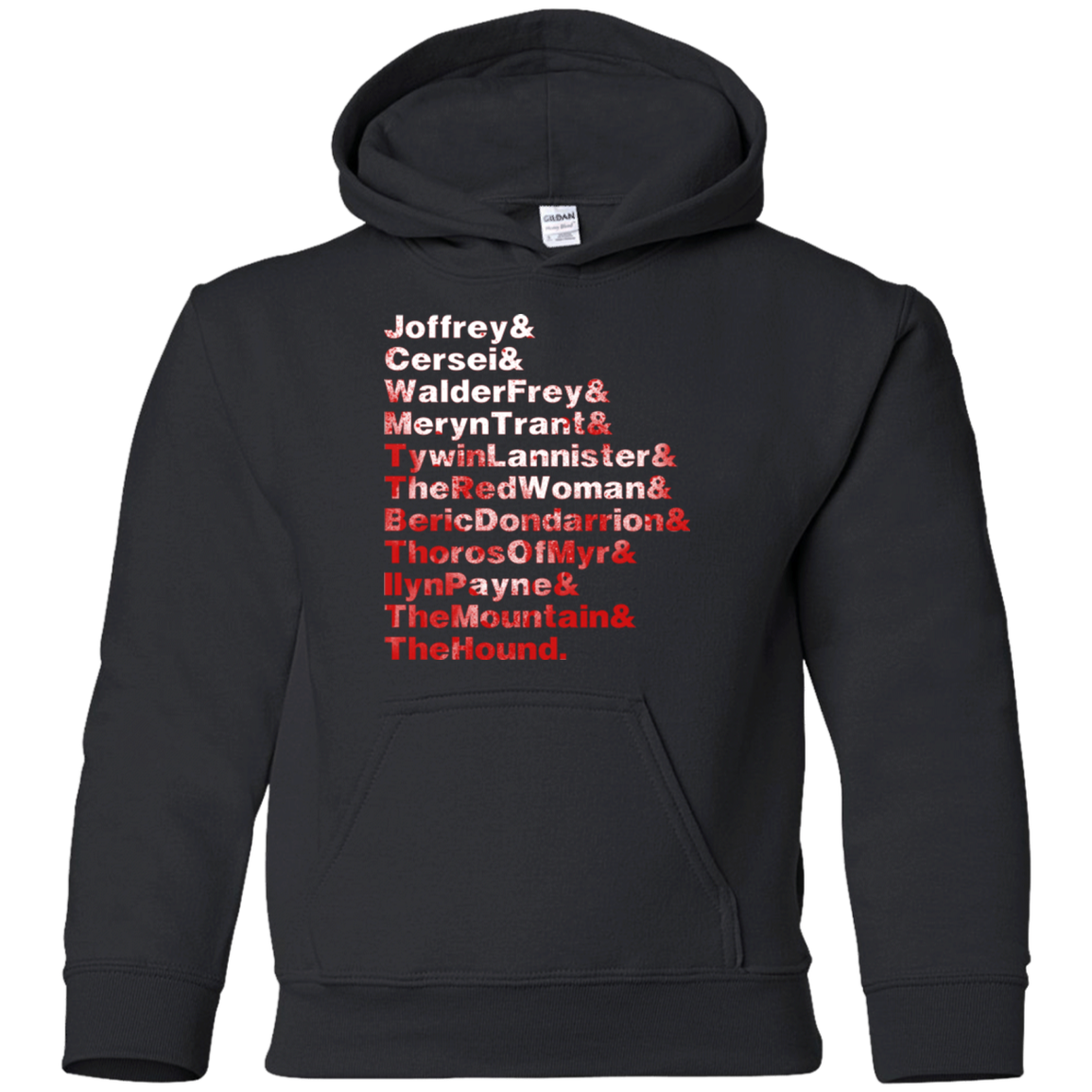 Aryas Kill List Youth Hoodie