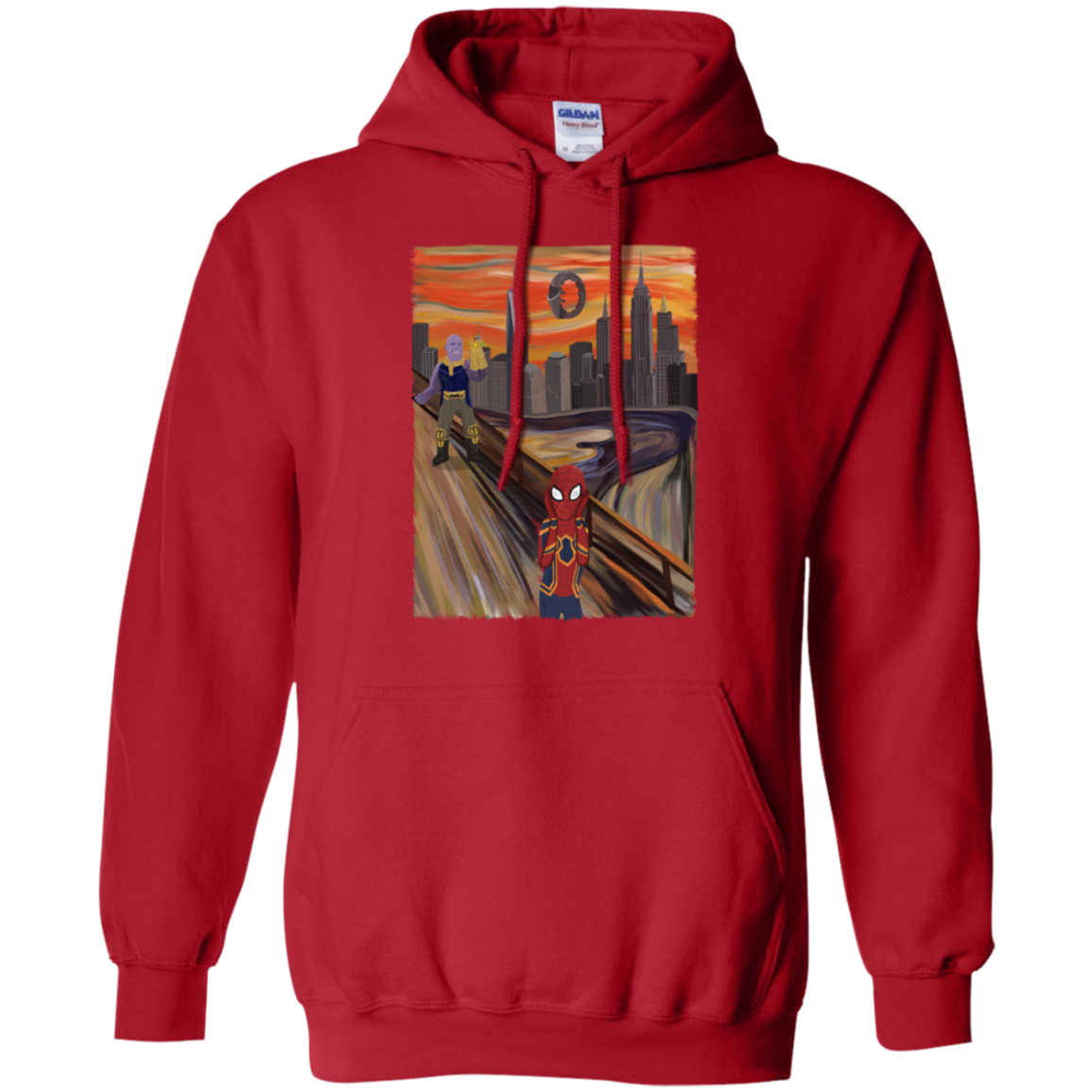 Spider Scream Pullover Hoodie
