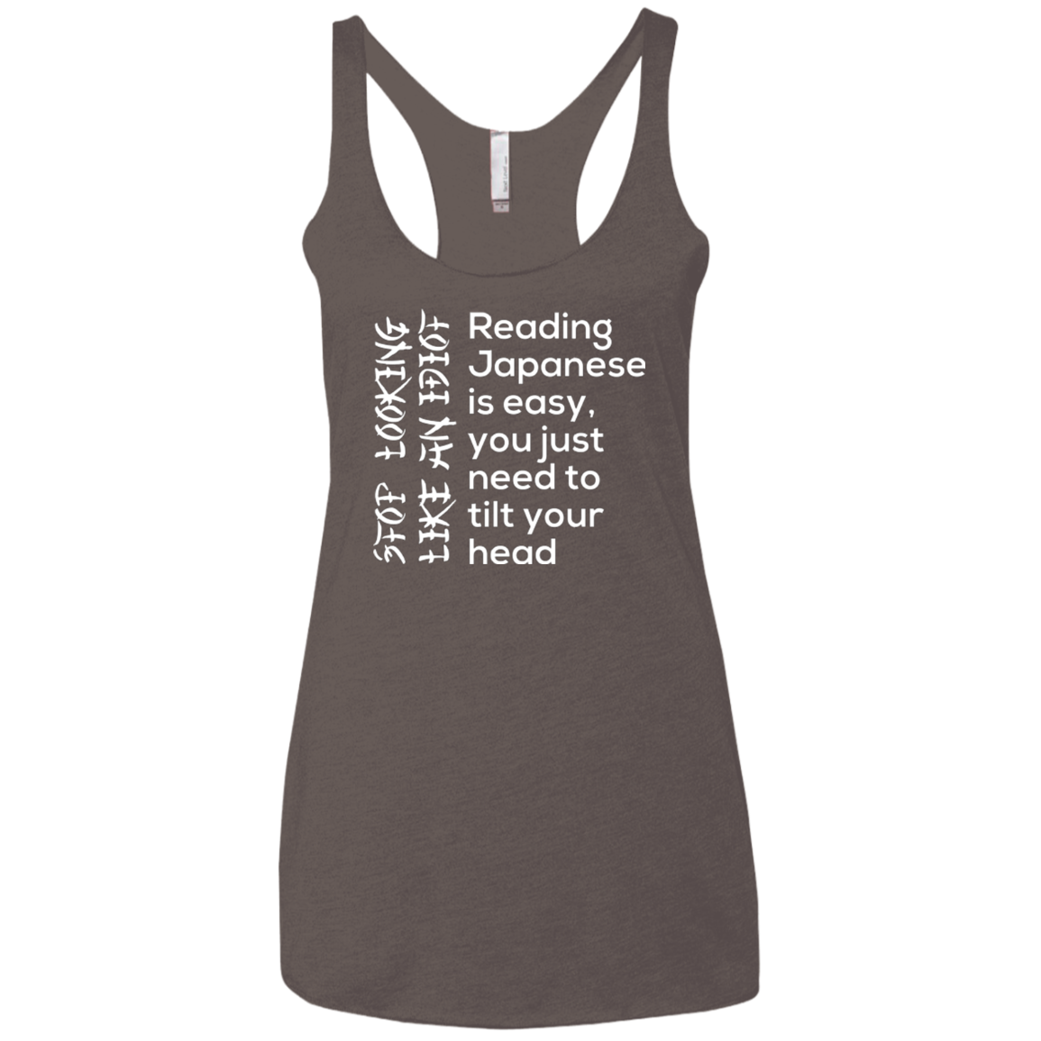 Japanese Women's Triblend Racerback Tank