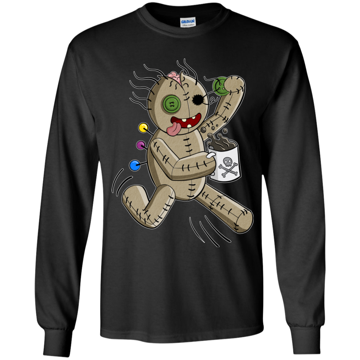 Voodoo Coffee Runner Youth Long Sleeve T-Shirt