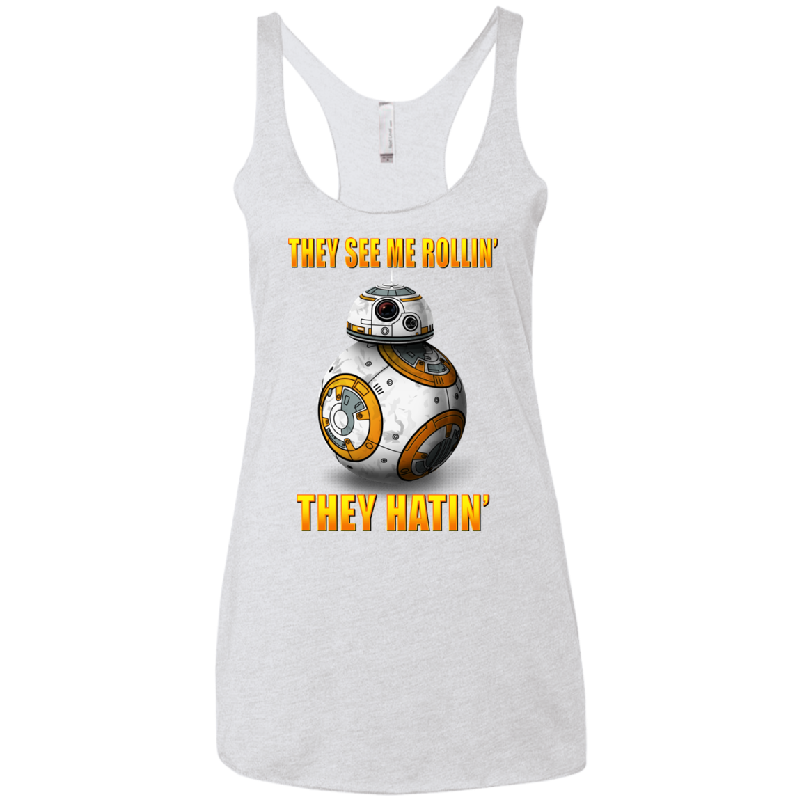 BB8TSMR Women's Triblend Racerback Tank