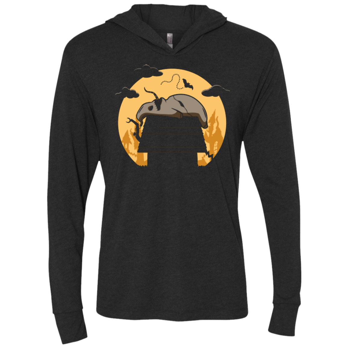 The Great Oogie Triblend Long Sleeve Hoodie Tee
