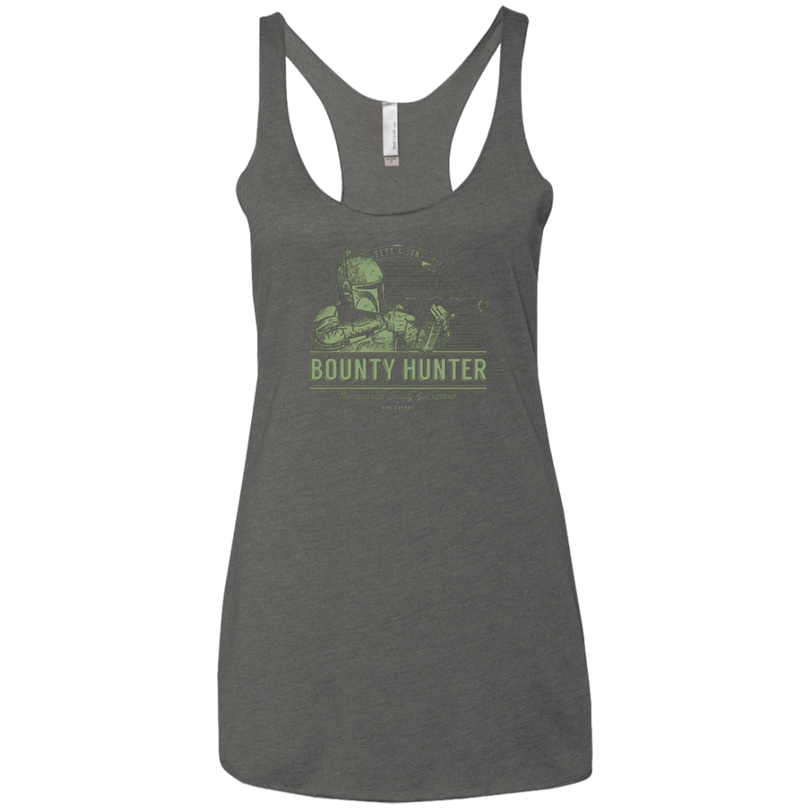 Galactic Bounty Hunter Women's Triblend Racerback Tank
