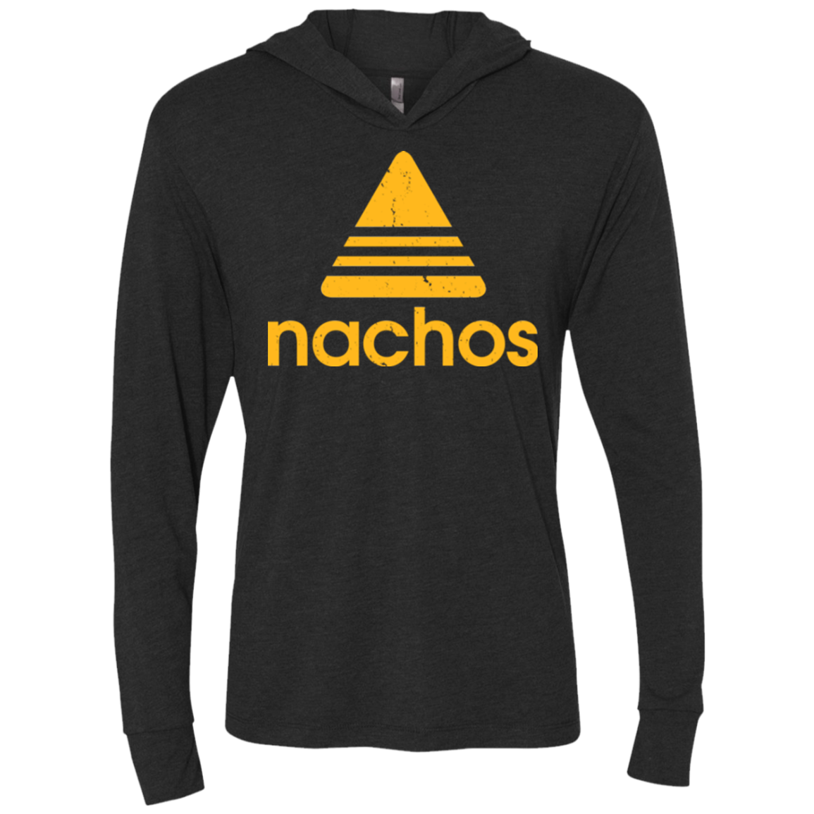 Nachos Triblend Long Sleeve Hoodie Tee
