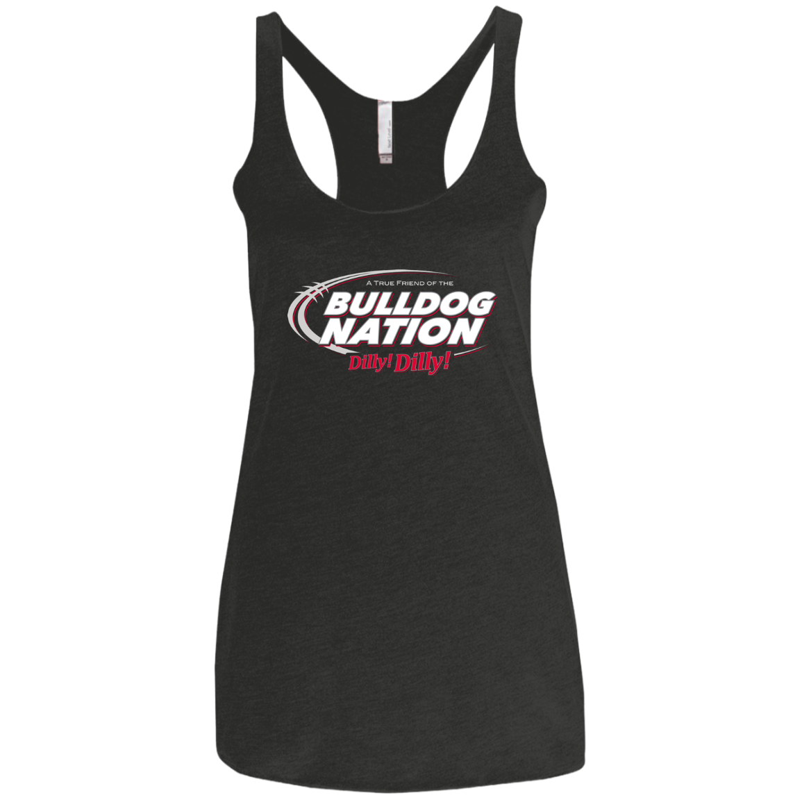 Georgia Dilly Dilly Women's Triblend Racerback Tank