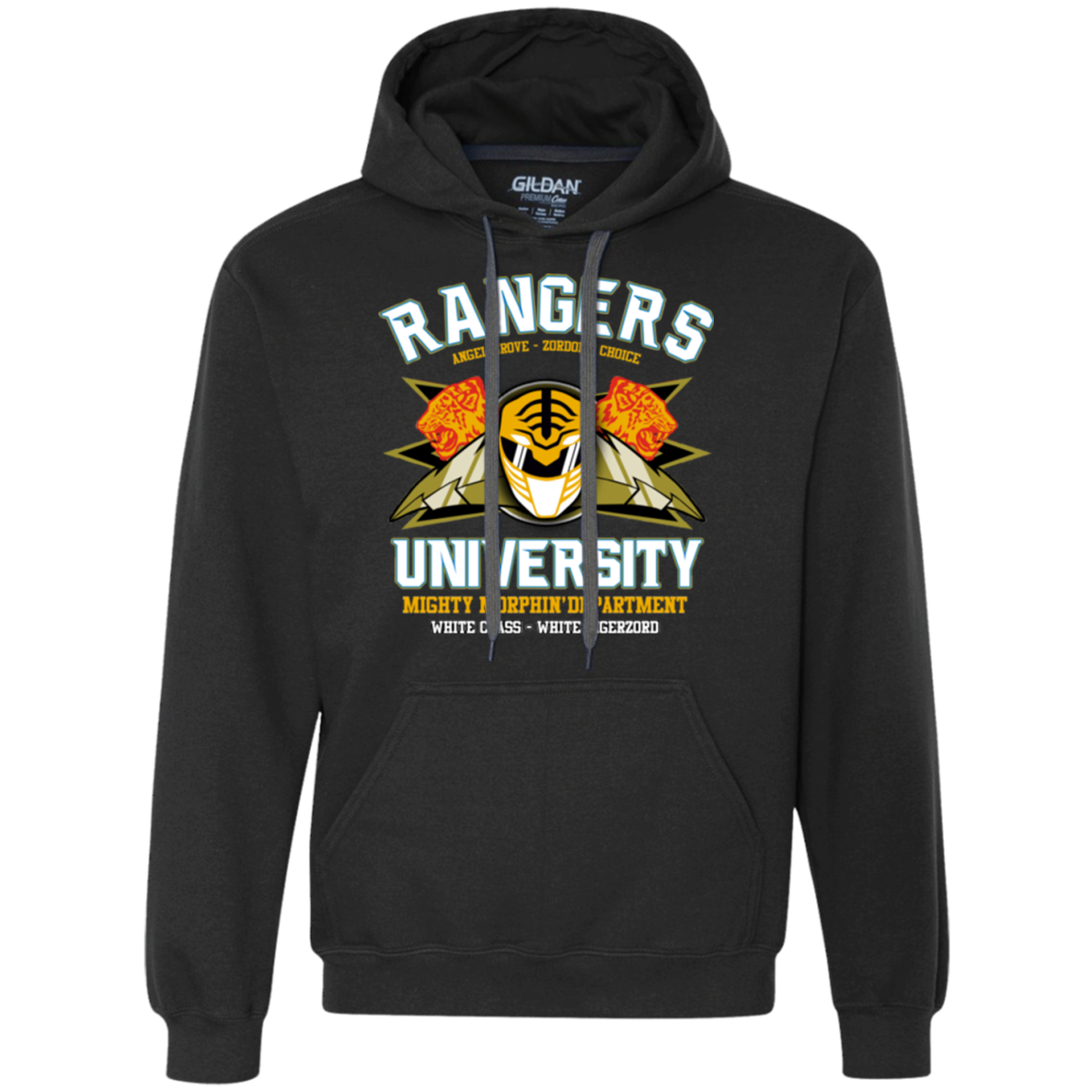 Rangers U White Ranger Premium Fleece Hoodie