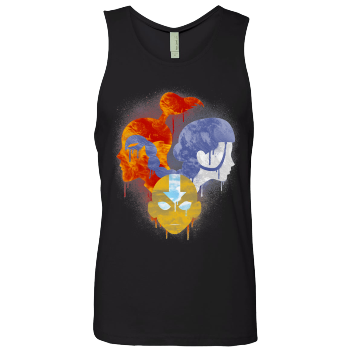 Elemental Love Triangle Men's Premium Tank Top