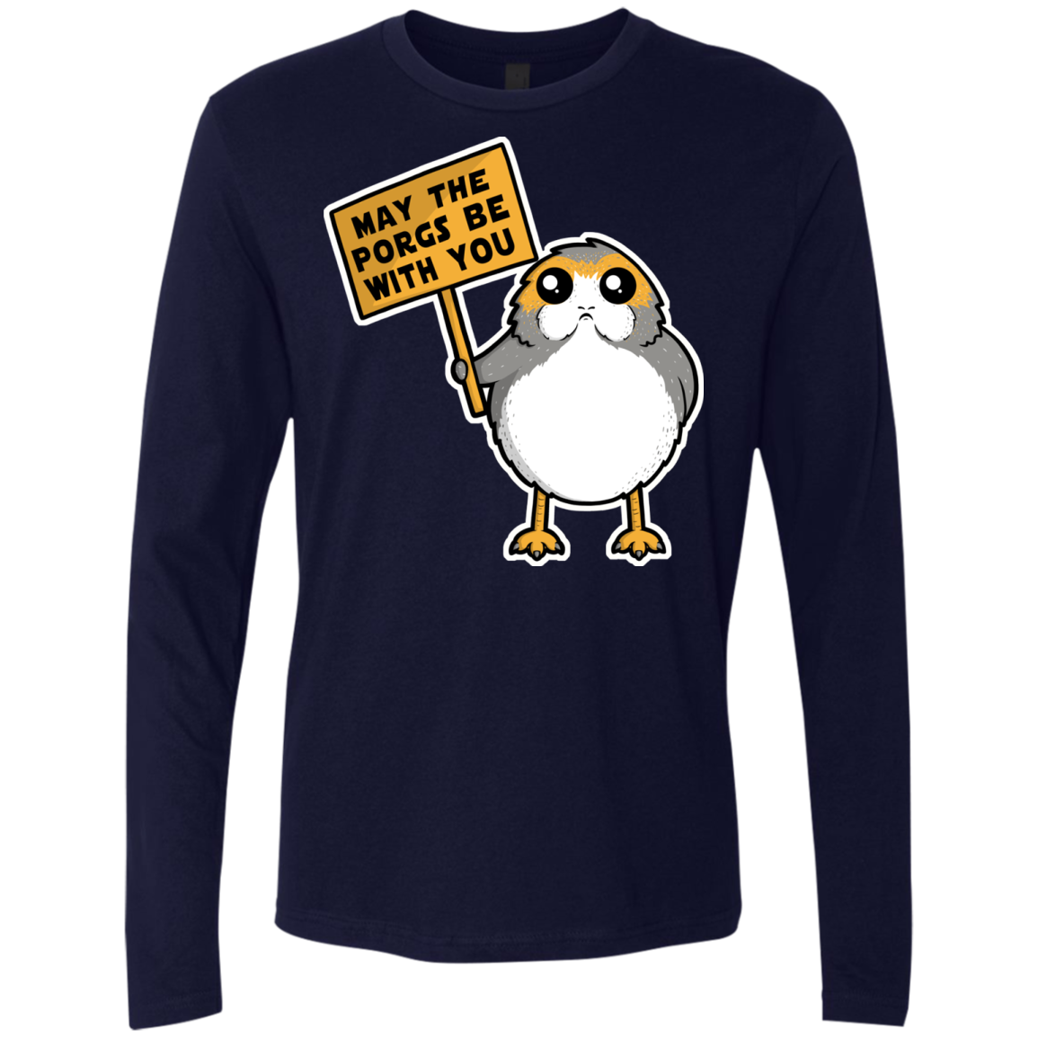 May The Porgs Be With You Men's Premium Long Sleeve
