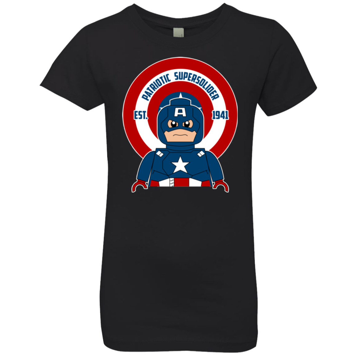 Patriotic Supersoldier Girls Premium T-Shirt
