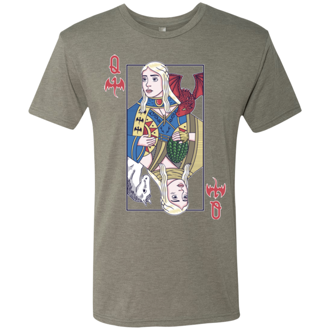 Queen of Dragons Men's Triblend T-Shirt