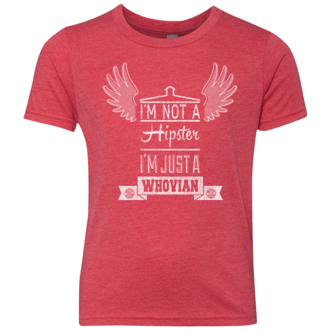 Whovian Hipster Youth Triblend T-Shirt