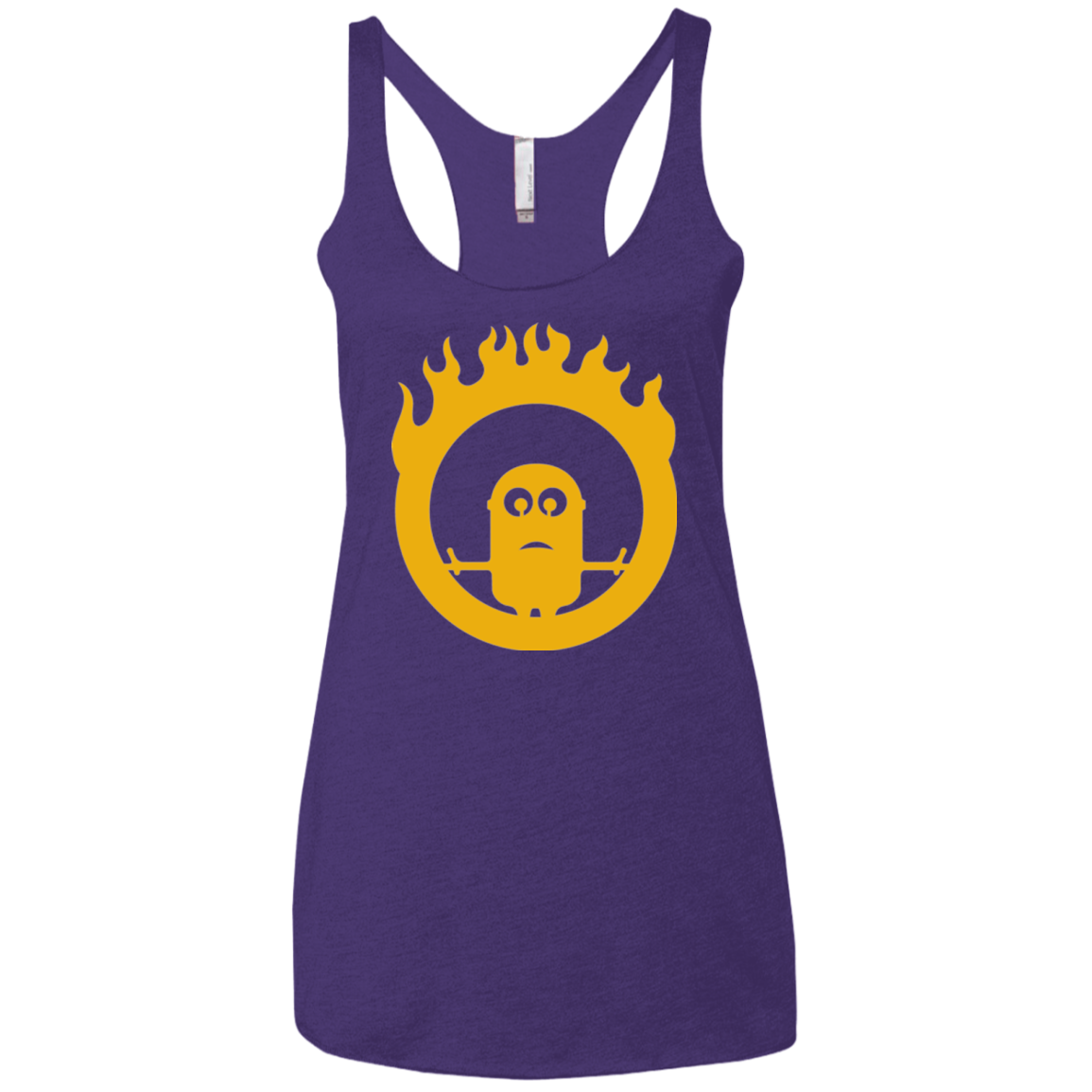 War Minions Women's Triblend Racerback Tank