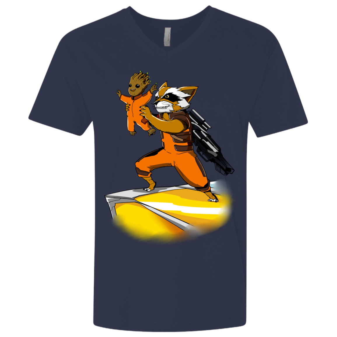 Baby Groot Men's Premium V-Neck