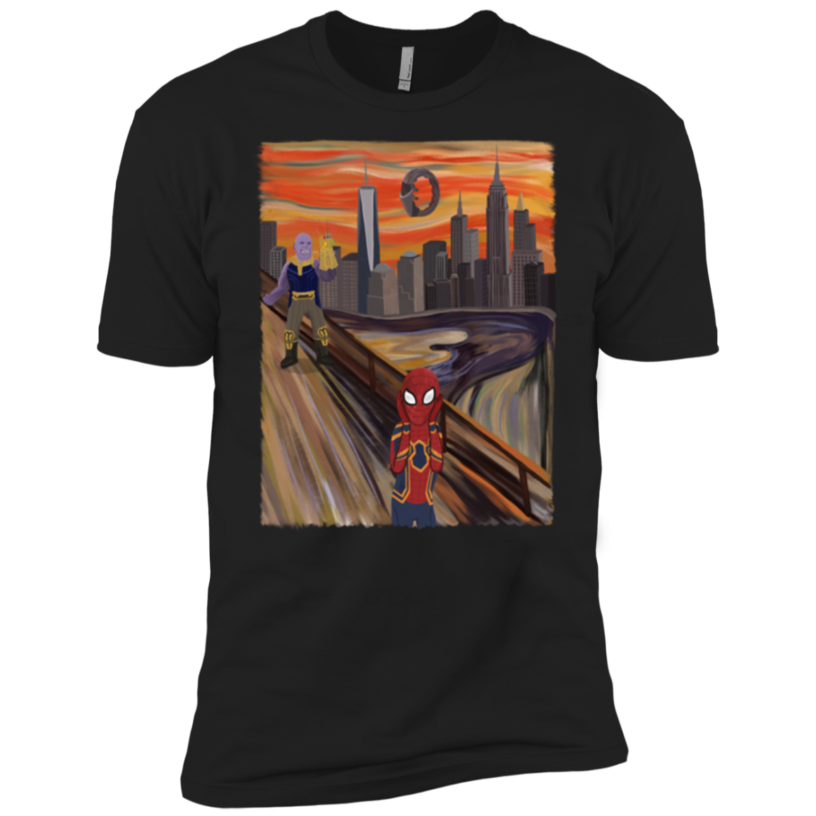 Spider Scream Men's Premium T-Shirt