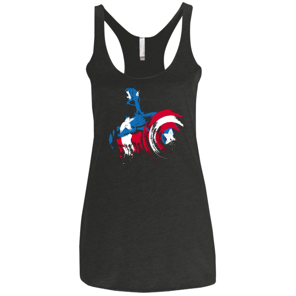 The Captain is Coming Women's Triblend Racerback Tank