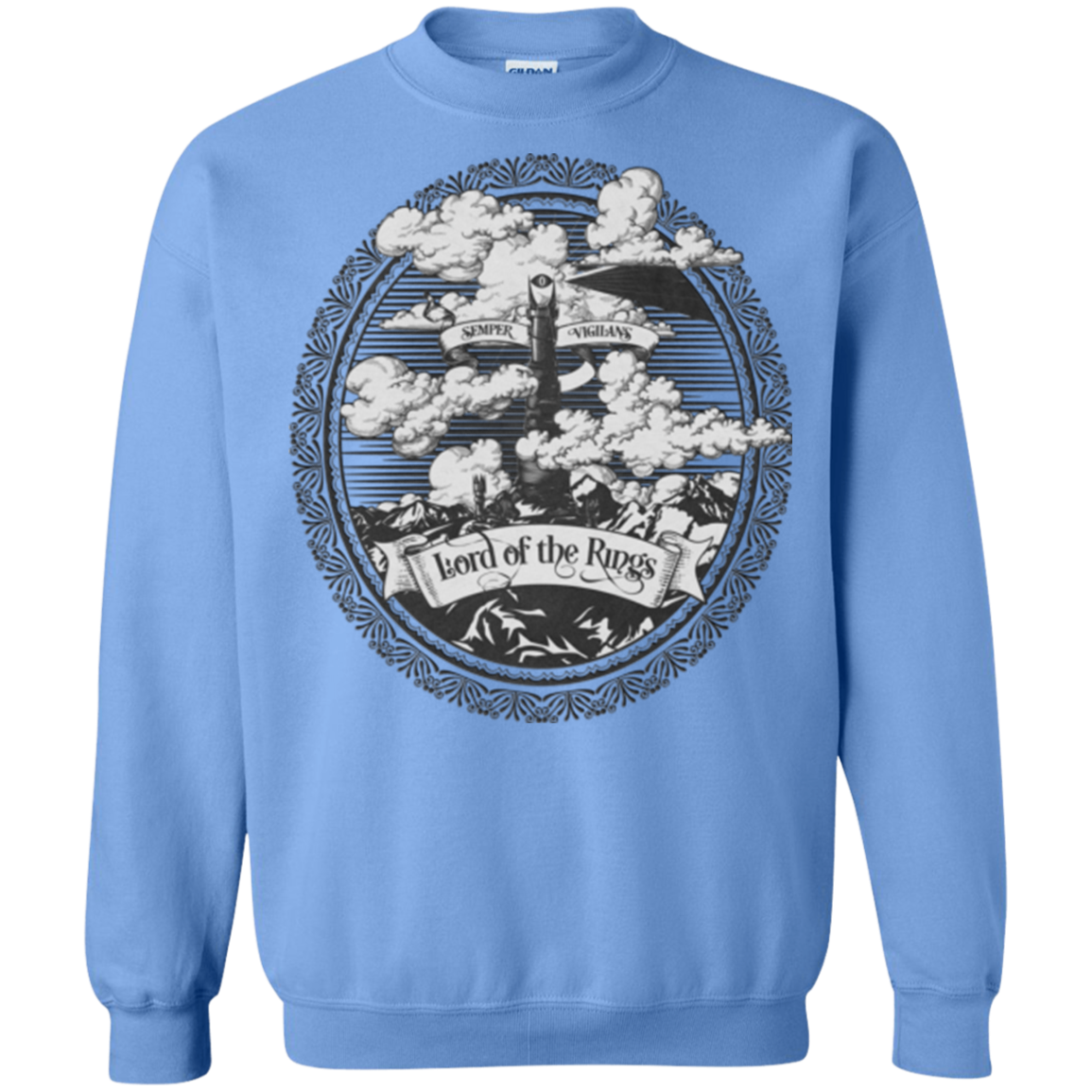 Vintage Mordor Tower Crewneck Sweatshirt