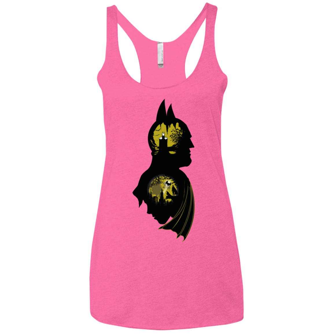 Bat Detective Women's Triblend Racerback Tank