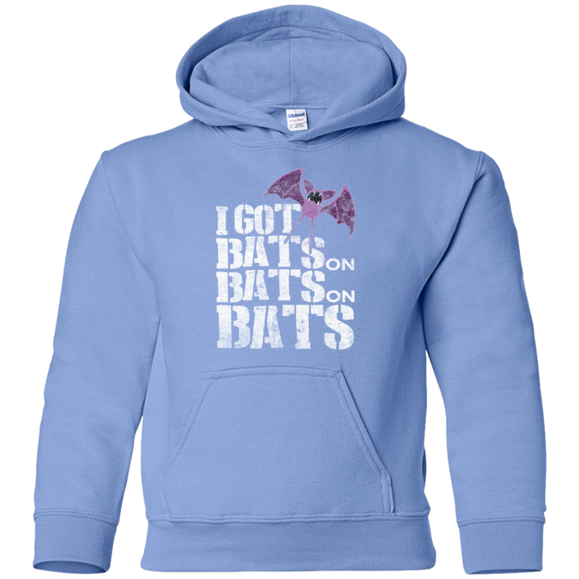 Bats on Bats on Bats Youth Hoodie