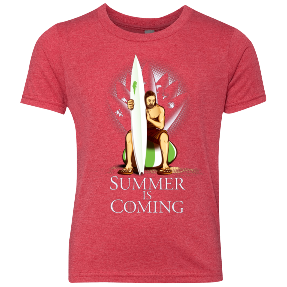 Summer is Coming Youth Triblend T-Shirt