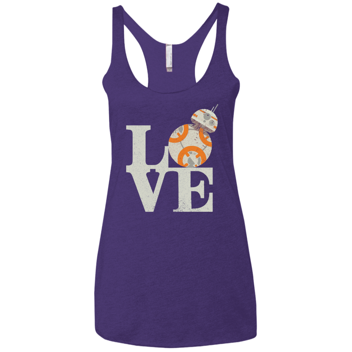 Love Droids Women's Triblend Racerback Tank