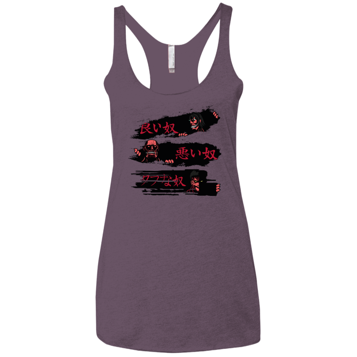 The Good The Bad And The Tough Women's Triblend Racerback Tank