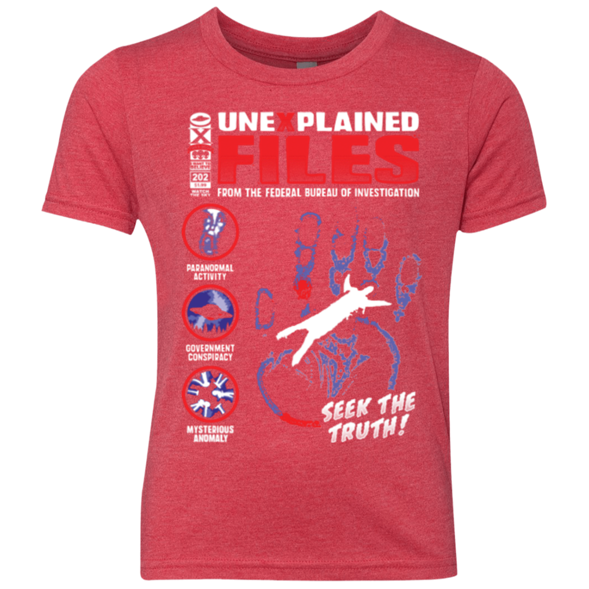 Unexplained Files Youth Triblend T-Shirt